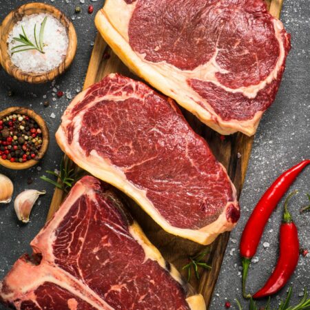 Premium Steak Pack including Ribeye Scotch Fillet Eye Fillet T-bone Rump Steaks